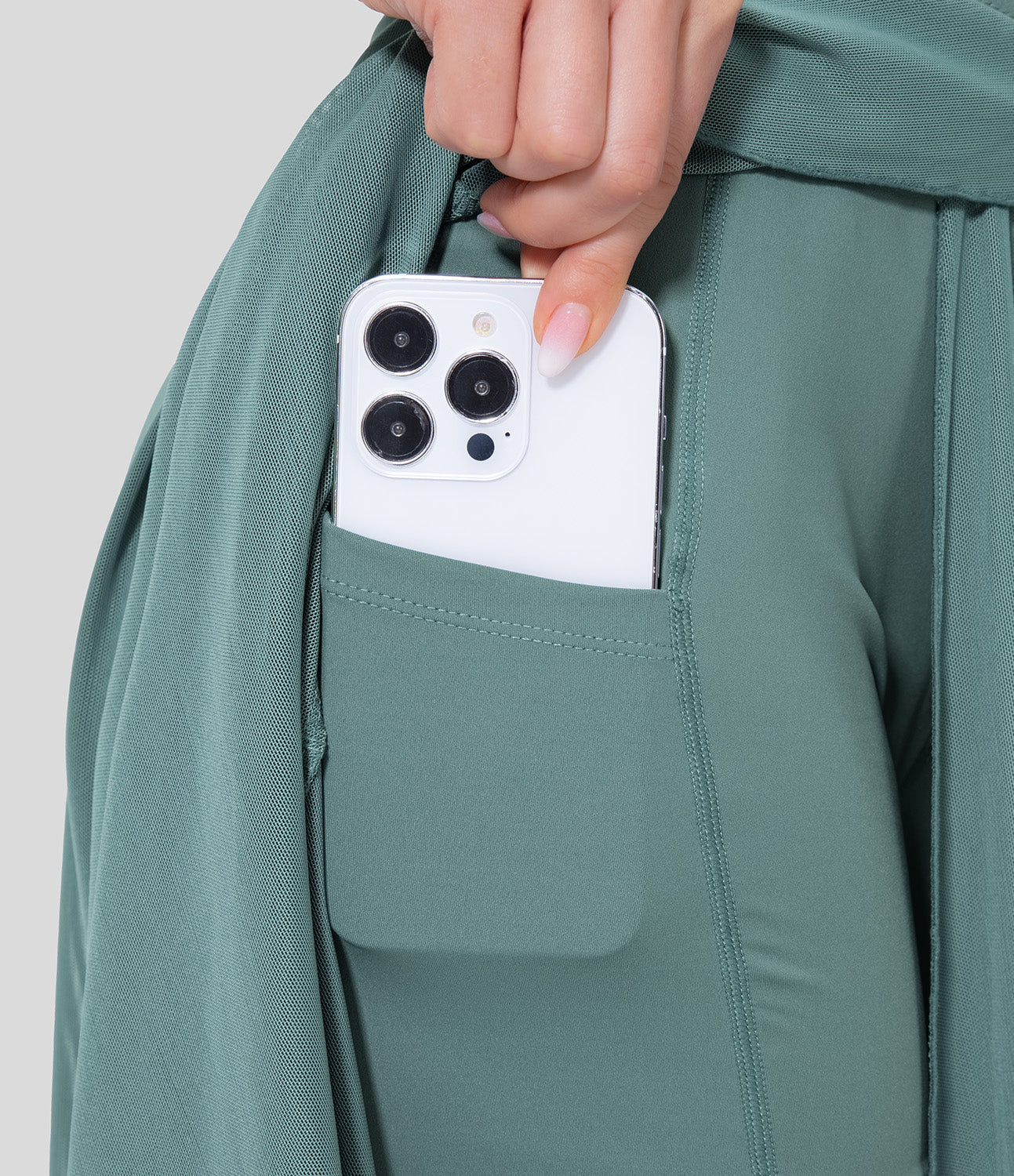 Livan - Falda 2 en 1 de talle alto