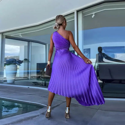 Anna | Vestido plisado