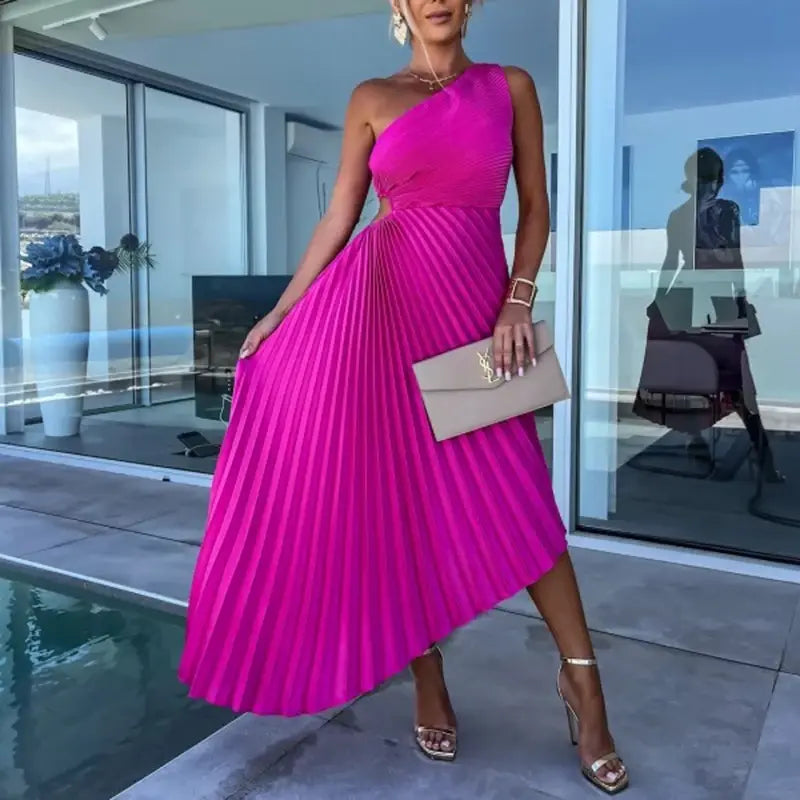 Anna | Vestido plisado