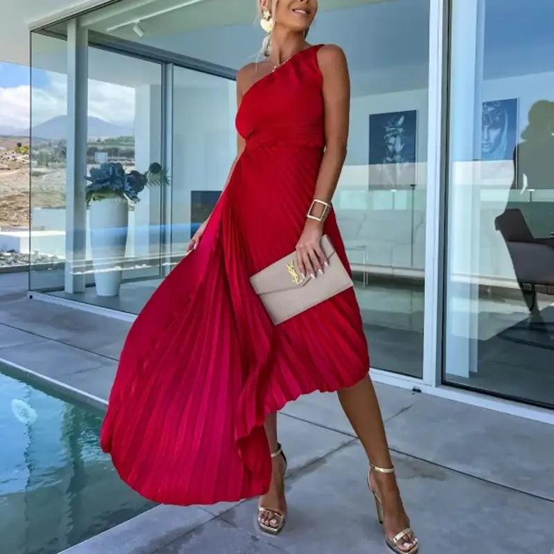 Anna | Vestido plisado