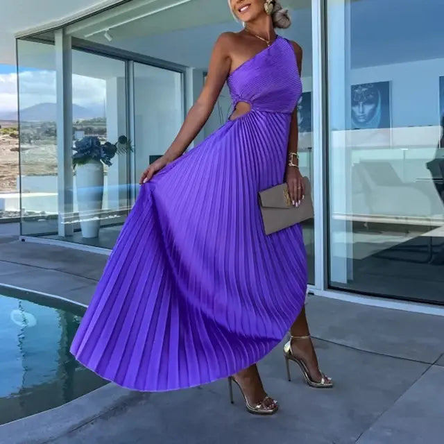 Anna | Vestido plisado