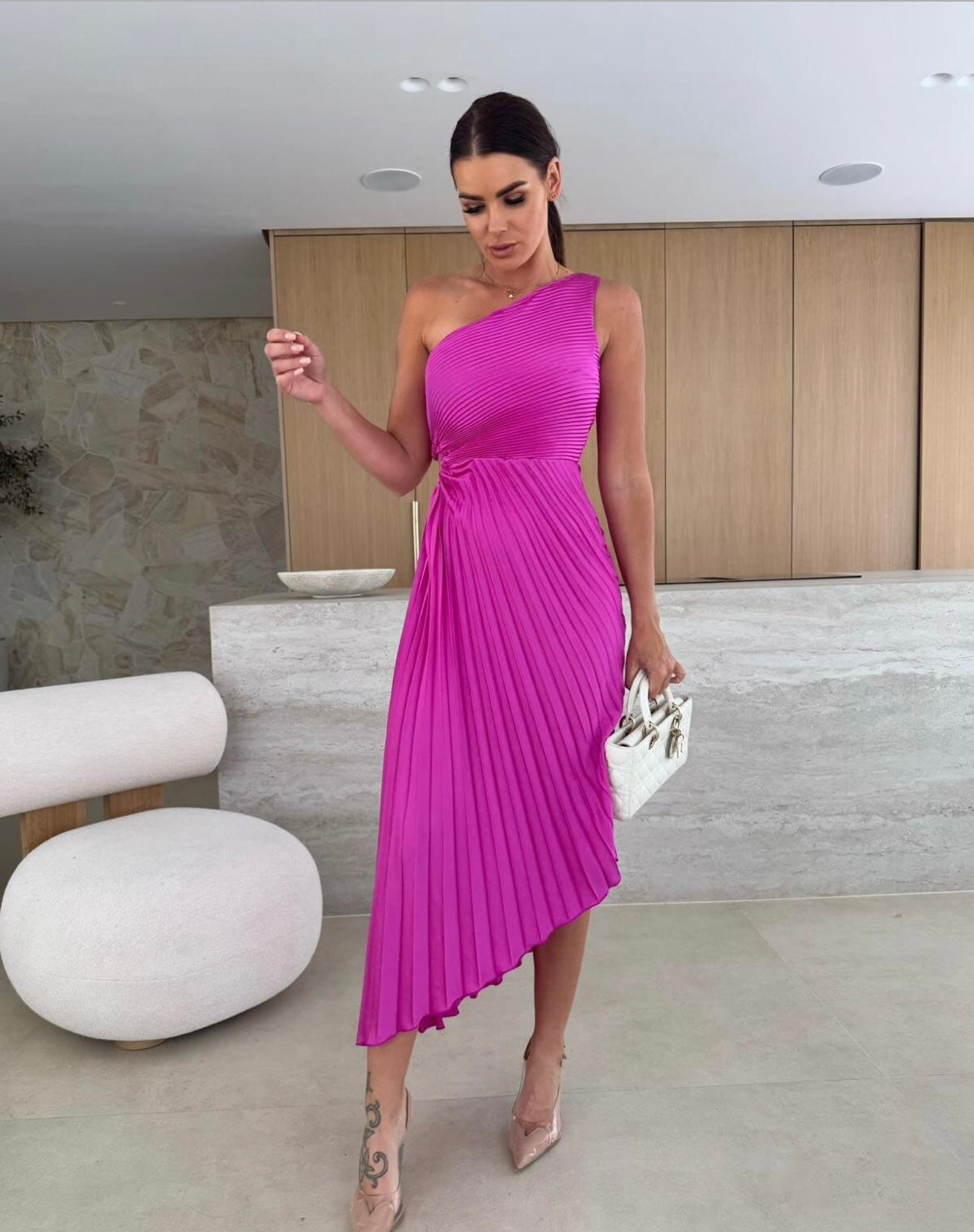 Anna | Vestido plisado