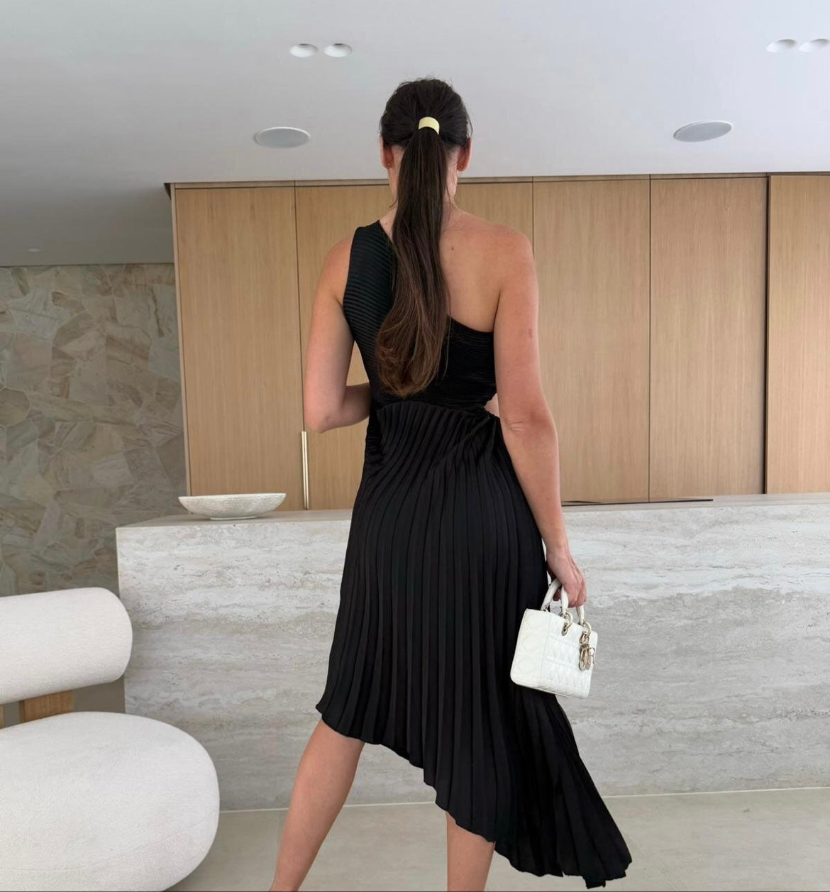 Anna | Vestido plisado