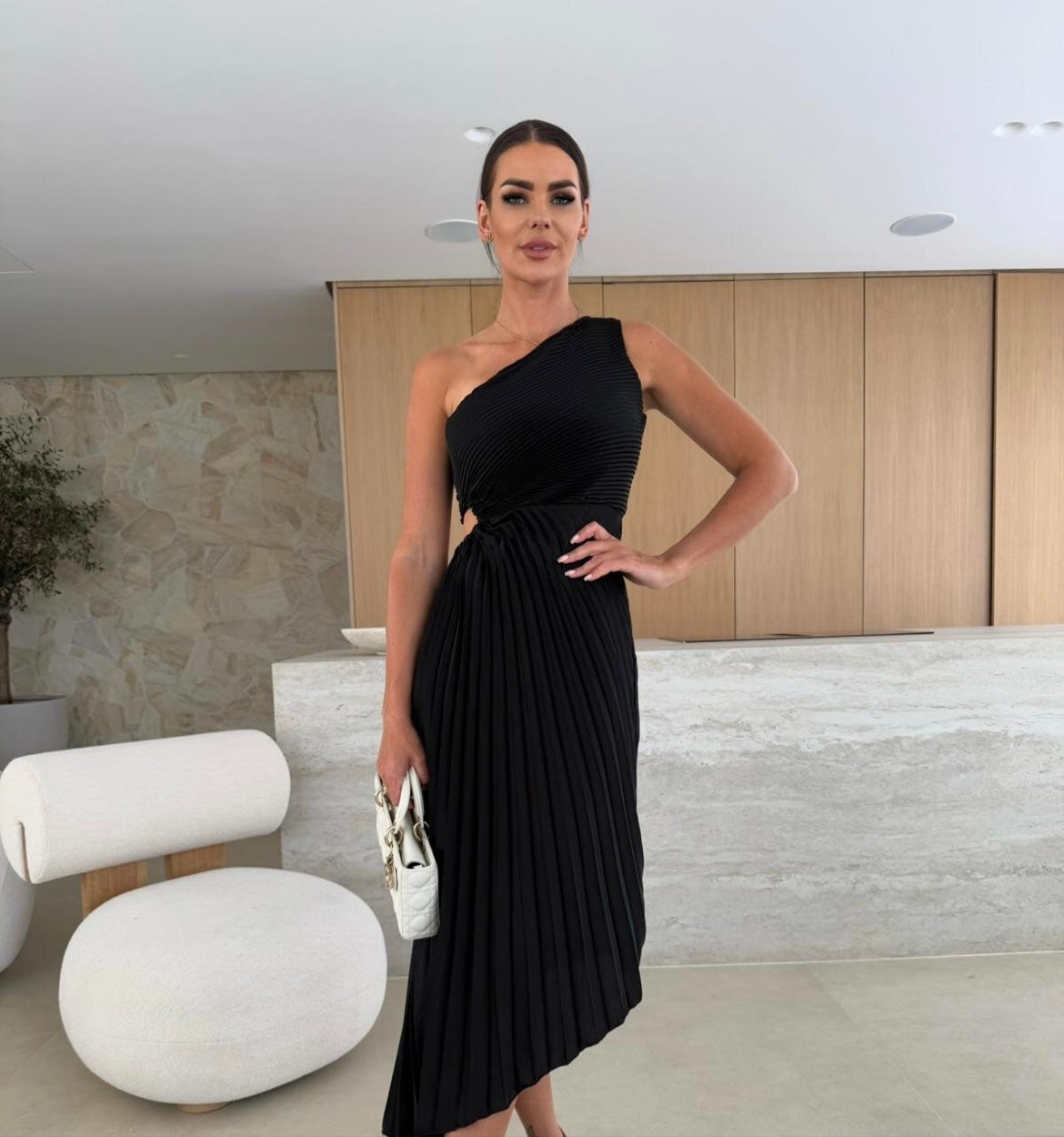 Anna | Vestido plisado