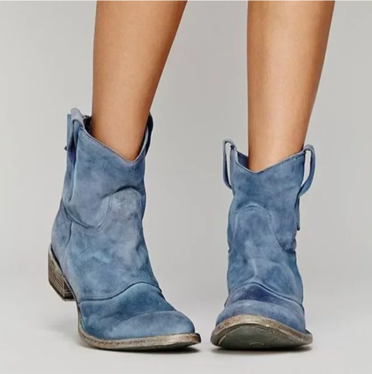 Roselle | Botas Western de Gamuza