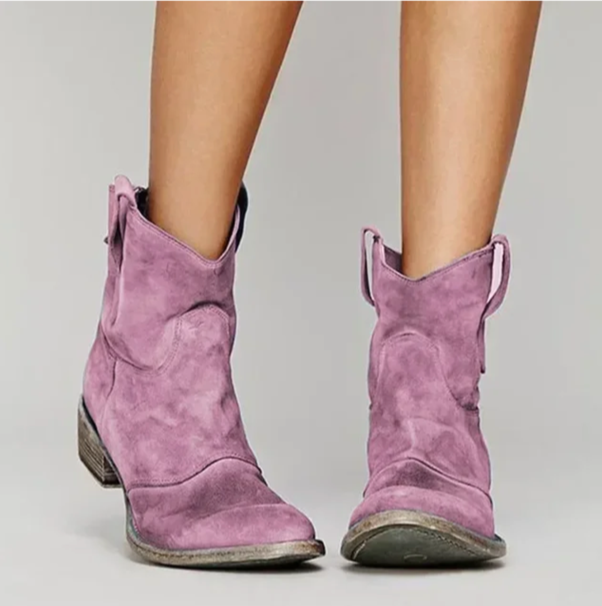 Roselle | Botas Western de Gamuza