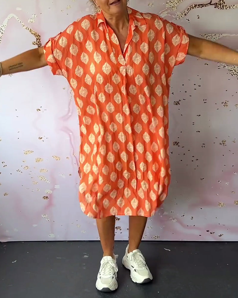 Liora™ | Vestido Primaveral con Cuello de Solapa