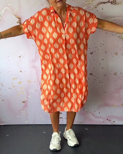 Liora™ | Vestido Primaveral con Cuello de Solapa