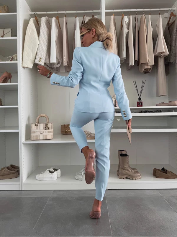 ODELLA - CONJUNTO DE BLAZER Y PANTALÓN