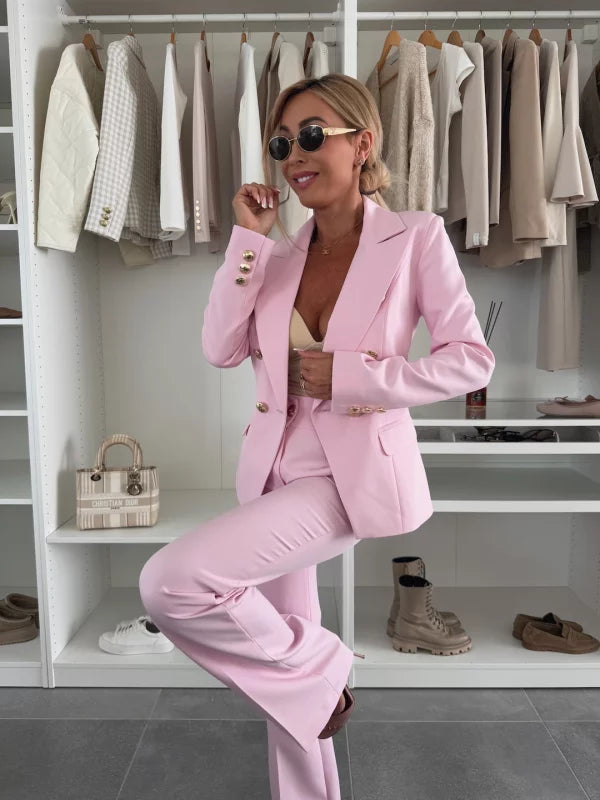 ODELLA - CONJUNTO DE BLAZER Y PANTALÓN