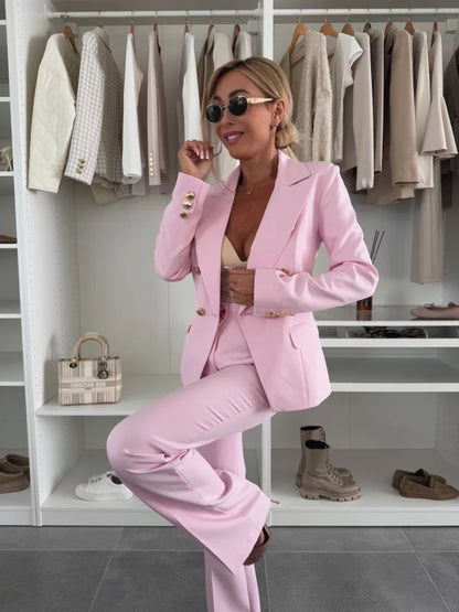 ODELLA - CONJUNTO DE BLAZER Y PANTALÓN