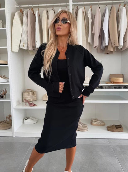 ALMA - CONJUNTO VESTIDO Y SUDADERA