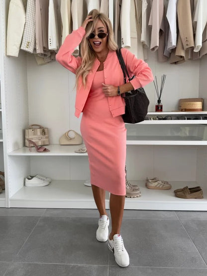 ALMA - CONJUNTO VESTIDO Y SUDADERA