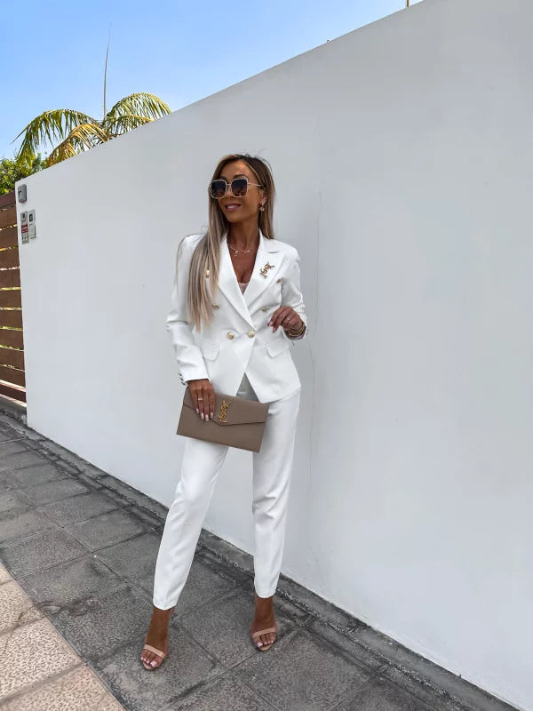 ODELLA - CONJUNTO DE BLAZER Y PANTALÓN